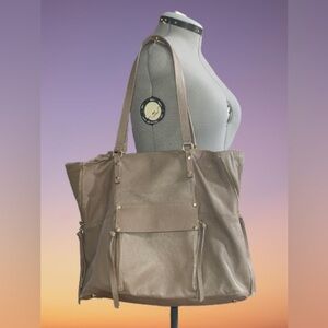 Kooba pebbled leather tote bag